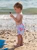 Trotters Swim Swim Shorts Baby Swimshorts in Flamingo - Trotters Childrenswear