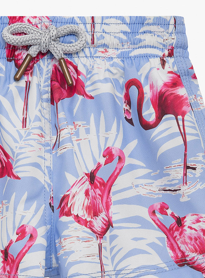 Trotters Swim Swim Shorts Baby Swimshorts in Flamingo