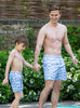 Trotters Swim Swimshorts Mens Daddy & Me Swimshorts in Tiger - Trotters Childrenswear