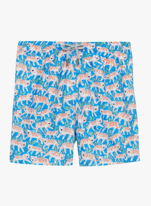 Trotters Swim Swimshorts Mens Daddy & Me Swimshorts in Tiger