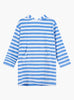 Trotters Swim Swimshorts Towelling Hoody in Blue Stripe