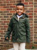 Troy London Coat Troy London Wax Waterproof Jacket in Khaki
