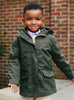 Troy London Coat Troy London Wax Waterproof Jacket in Khaki