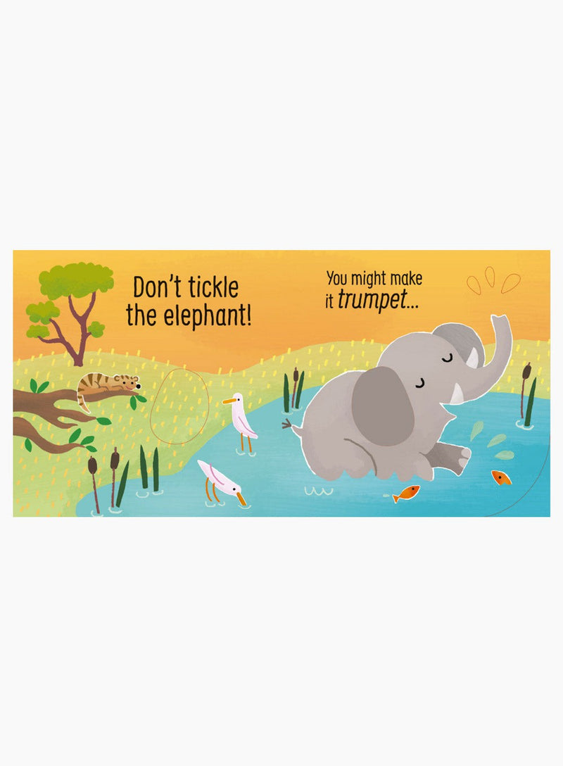 Usborne Book Don't Tickle the Elephant Board Book