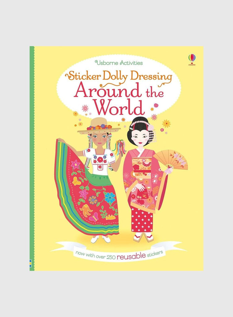 Usborne Book Usborne's Dolly Dressing Around the World Sticker Book - Trotters Childrenswear