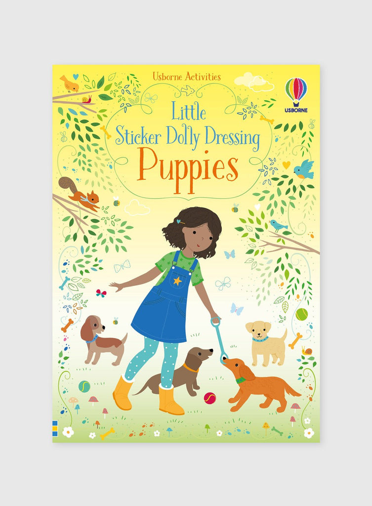 Usborne Book Usborne's Little Dolly Dressing Puppies Sticker Book