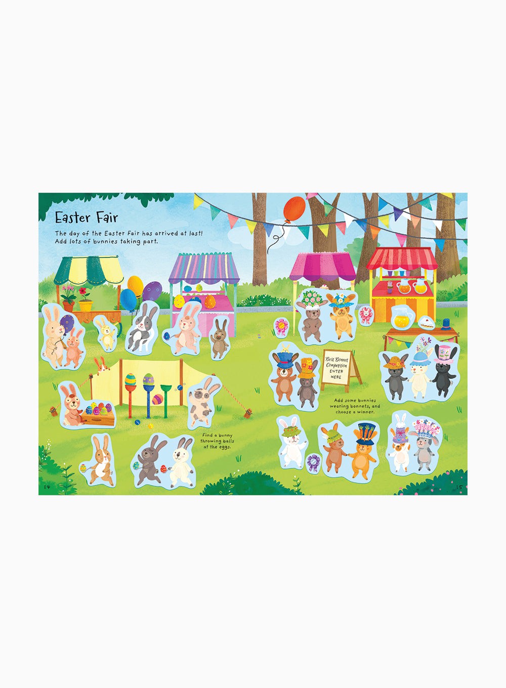 Usborne Book Usborne's Little First Bunnies Sticker Book