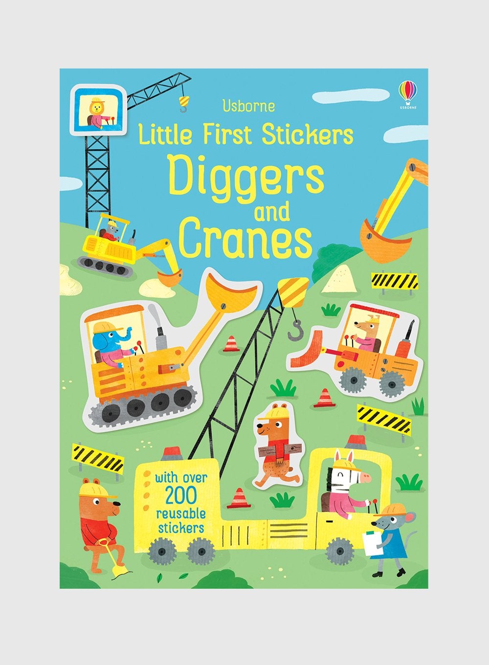 Usborne's Little First Diggers & Cranes Sticker Book | Trotters