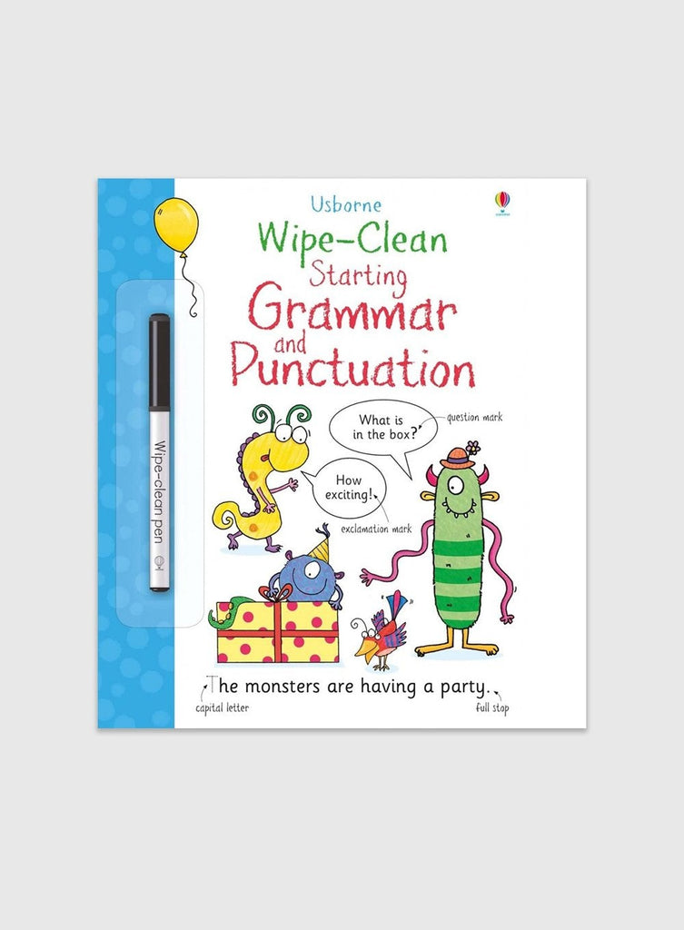 Usborne Book Wipe-Clean Starting Grammar and Punctuation - Trotters Childrenswear