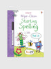 Usborne Book Wipe-Clean Starting Spelling Book - Trotters Childrenswear