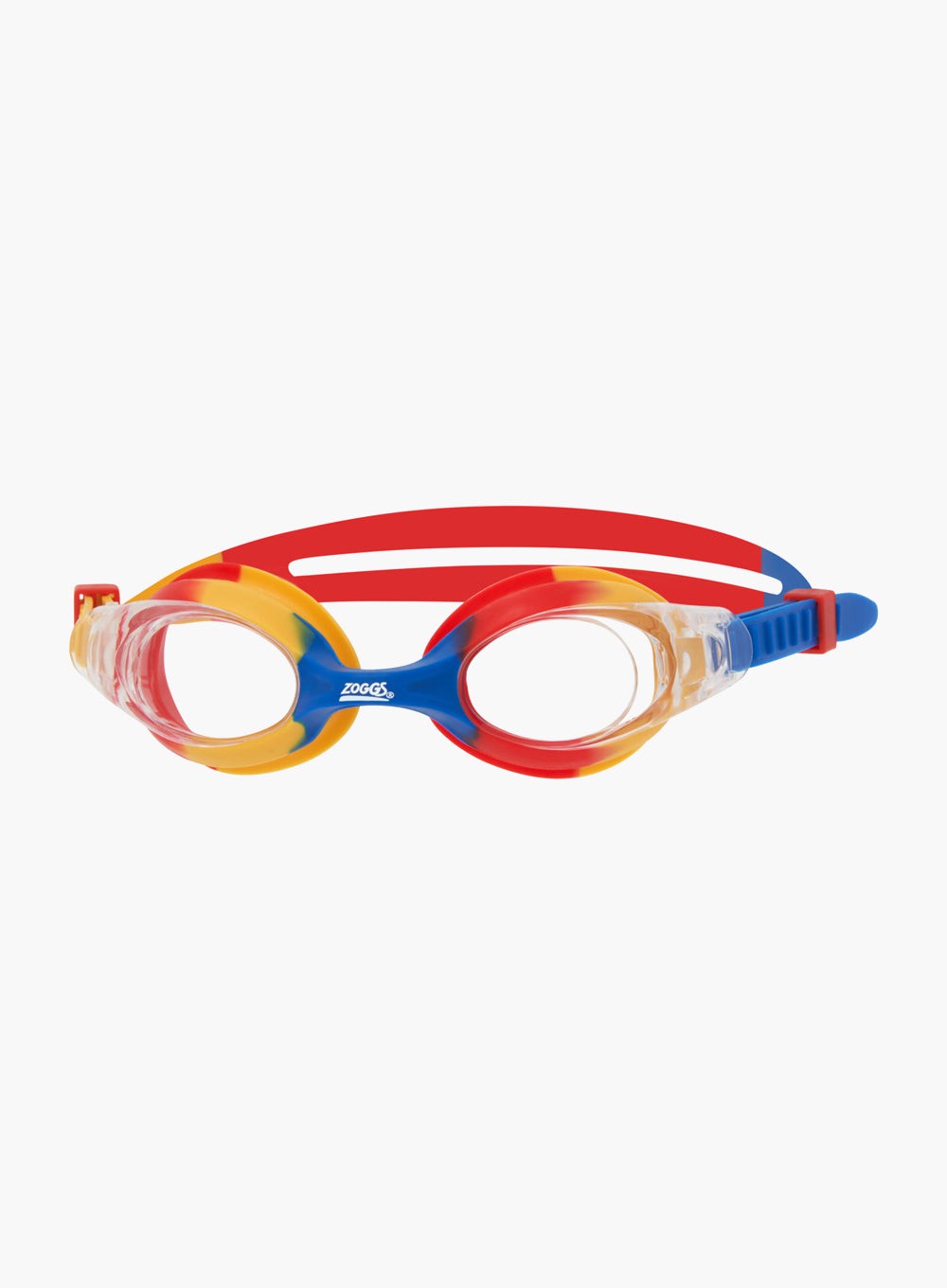 Zoggs Little Bondi Swimming Goggles in Yellow Red