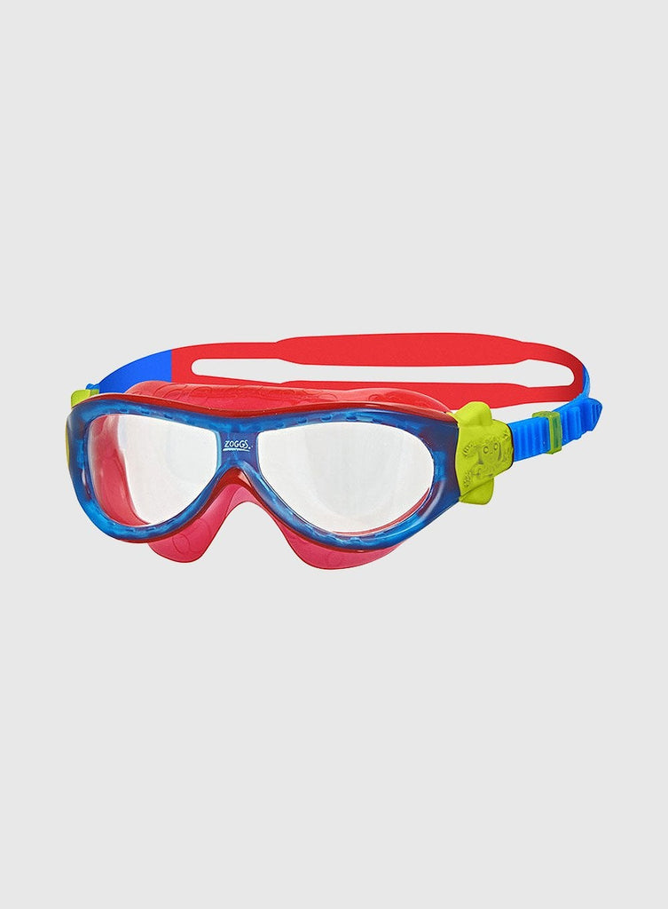 Zoggs Goggles Zoggs Phantom Kids Swimming Mask in Blue/Red - Trotters Childrenswear